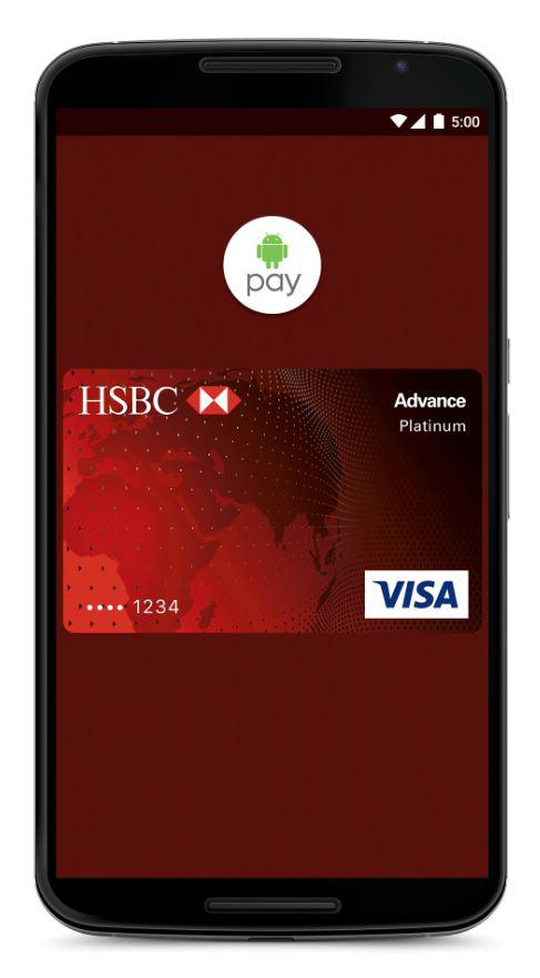  Android Pay customers could win a £50 gift card each time they tap and pay with an HSBC card