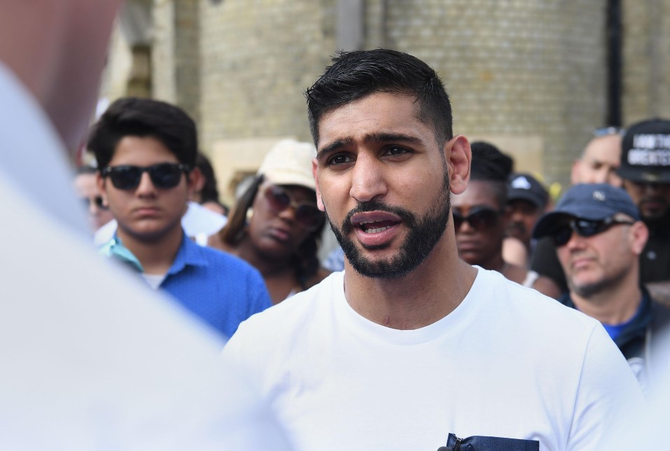 Amir Khan has vowed to raise a 'lump sum' to support those affected 