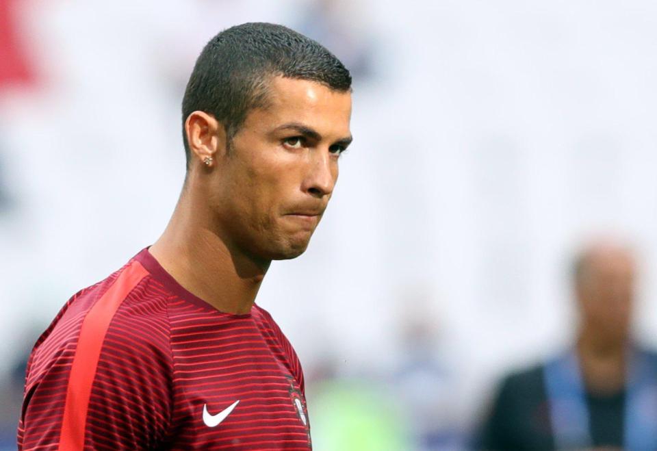  Cristiano Ronaldo is sporting a new haircut - which his team-mates have ribbed him about