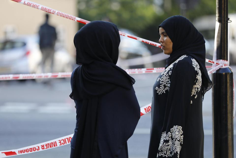  The area around Finsbury Park remains sealed off as police investigate the terrorist attack