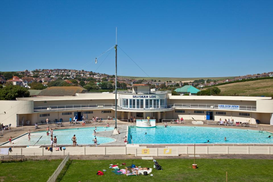  Saltdean is a Grade II*-listed lido that reopened earlier this month after a £3m restoration project that lasted seven years