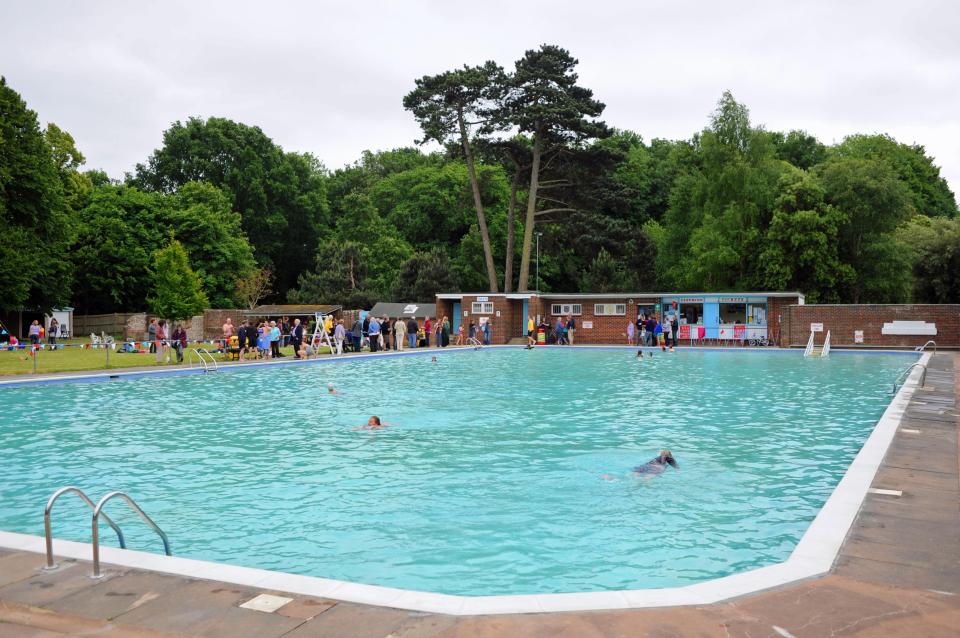  Pells Pool in Lewes, East Sussex, was originally built in 1860 to save the modesty of local mill workers