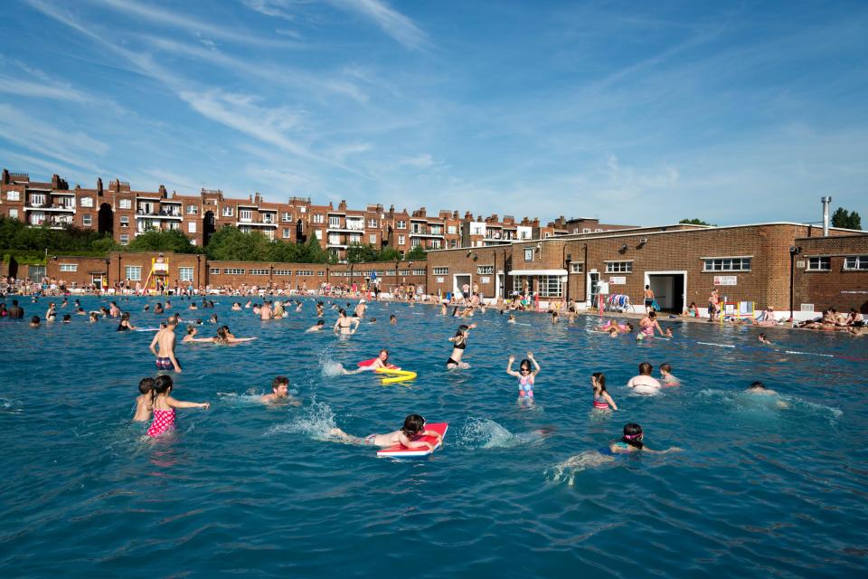  Parliament Hill lido first opened in 1938, with beautiful Art Deco architecture