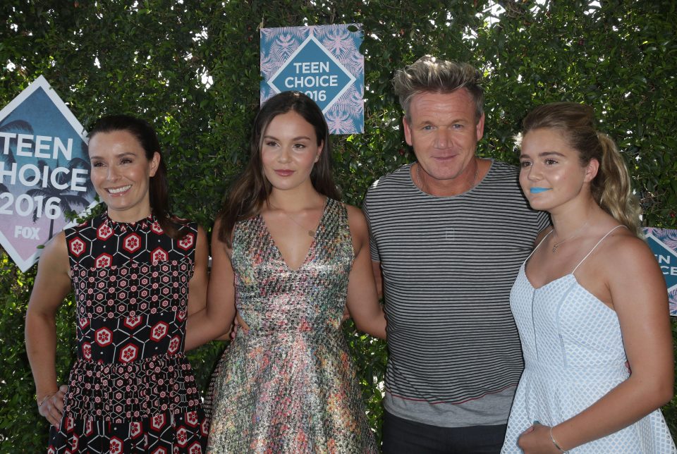  Tana, Megan, Gordon and Matilda Ramsay attend a showbiz bash in LA.