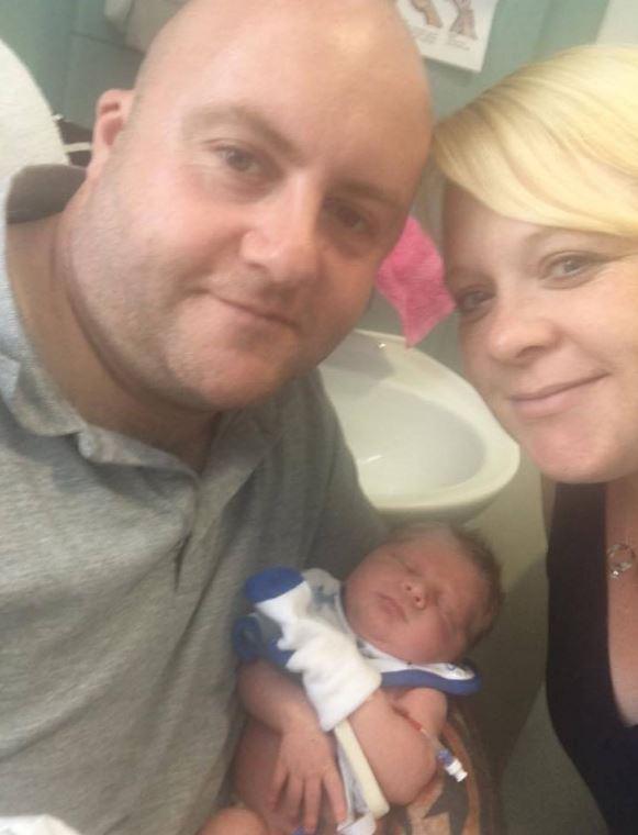  Clare Kelly and her husband Steve welcomed baby Noah last week