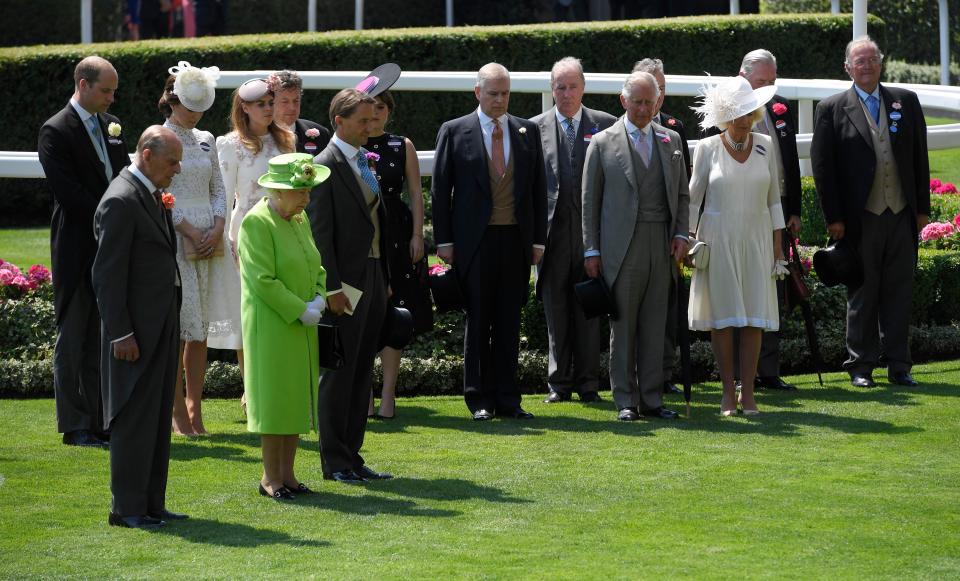  The Queen and Prince Phillip led a minute's silence for the victims of the recent terror atrocities