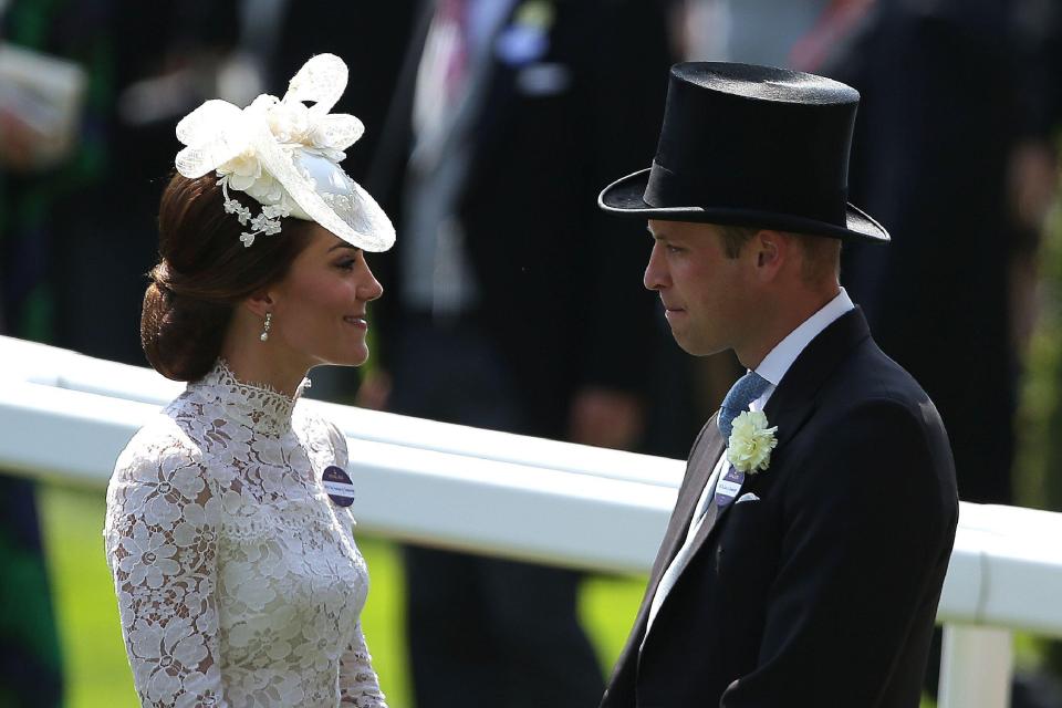 The Duke and Duchess share a tender moment together