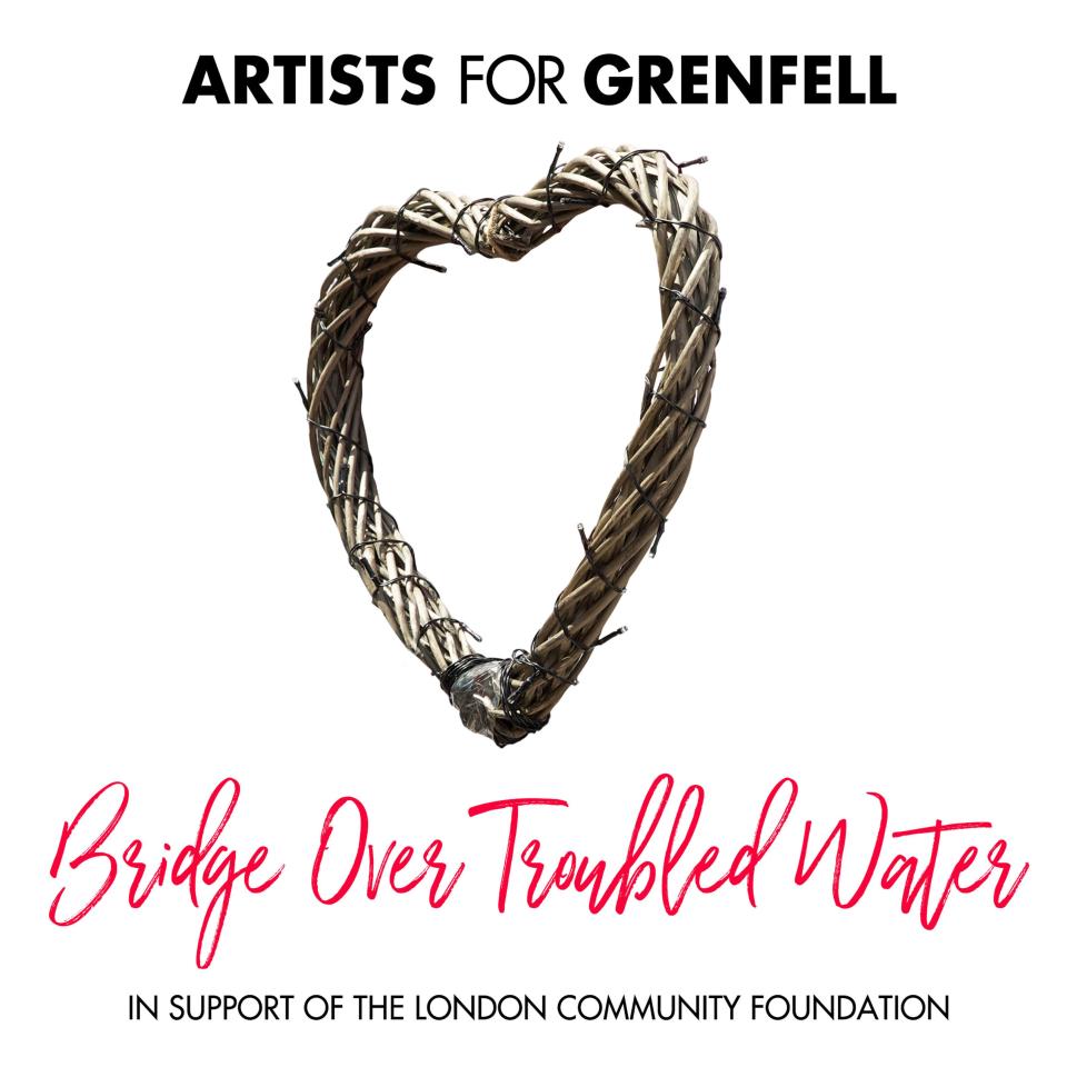  The chosen track for the charity single is Bridge Over Troubled Water