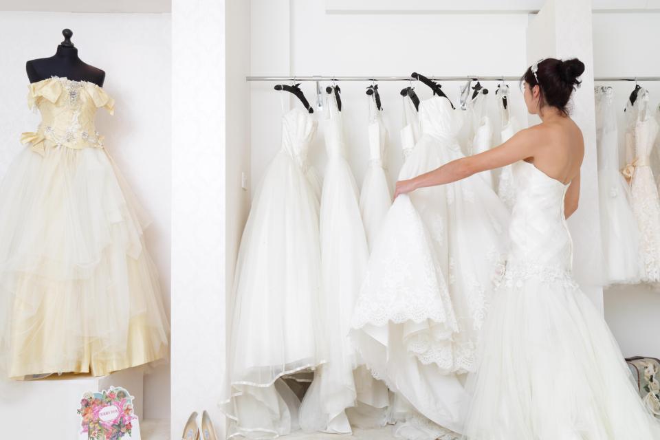 wedding dress shopping