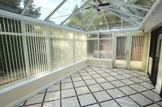 The bungalow also has a large conservatory as well as four bedrooms