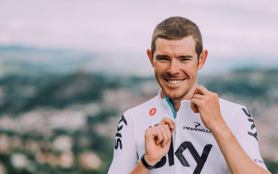  Welshman Luke Rowe will also be part of Team Sky as they sport a new white jersey and depart from their renowned black