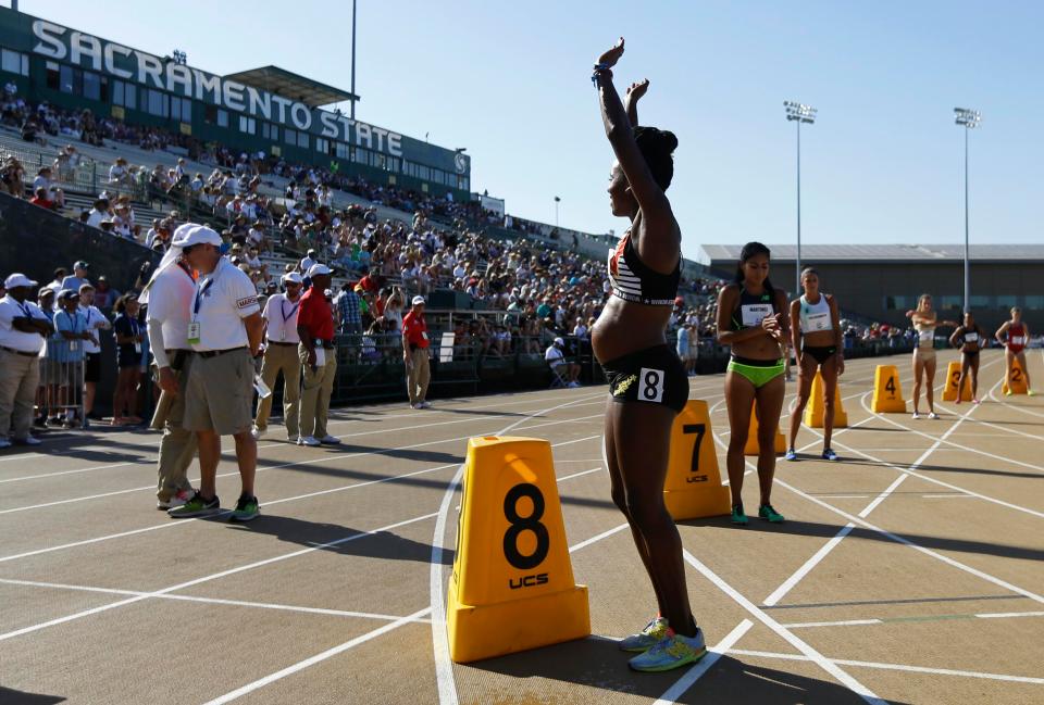  Alysia Montano was competing at the USA Track and Field Championships