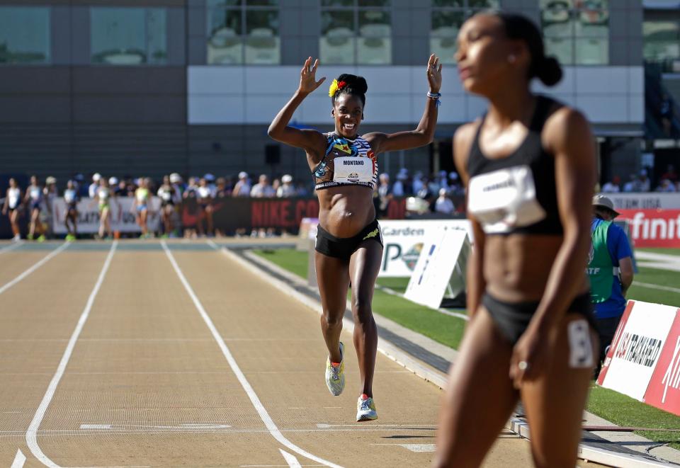  Alysia Montana looked thrilled with her race in Sacramento