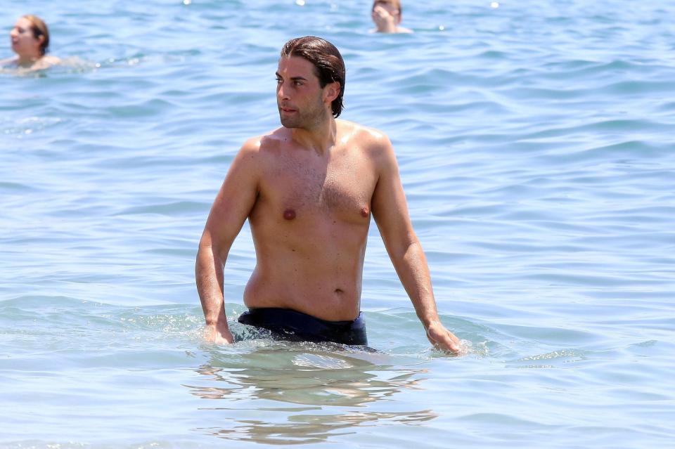  Arg looked happy and healthy as he enjoyed his time in the sea