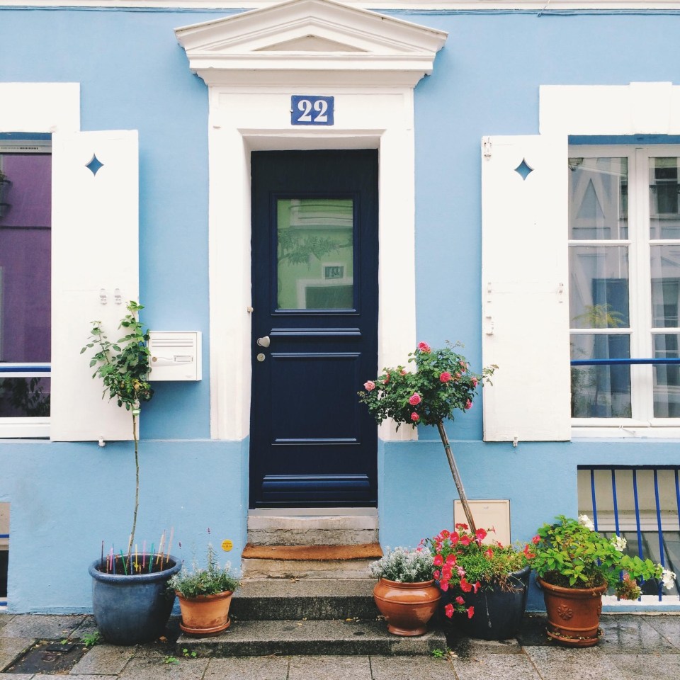 Whether on the interior or exterior, adding the colour blue can boost your property value