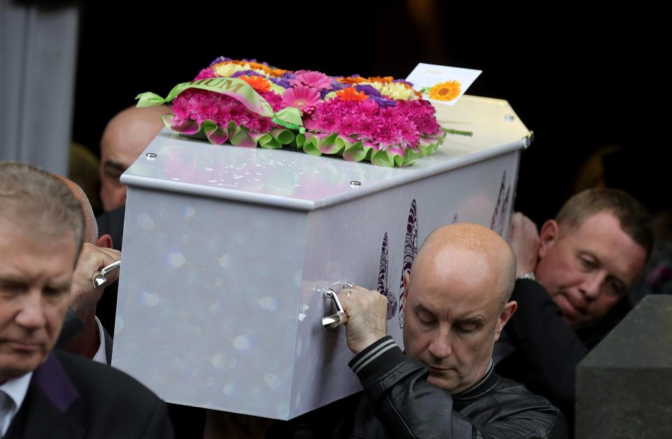  Hours later the funeral of Lisa Lees, who was with Alison on May 22, was held