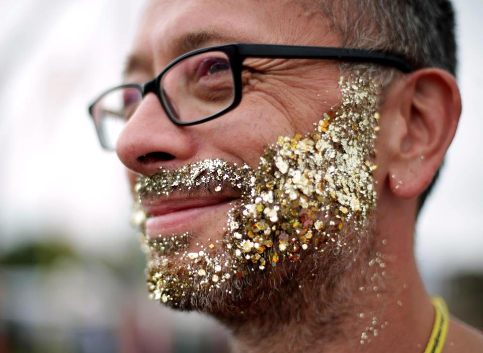  ...this gentleman's glitter beard was not