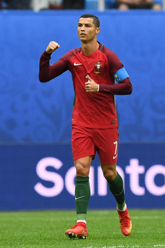  Cristiano Ronaldo has scored twice in three games for Portugal at the Confederations Cup