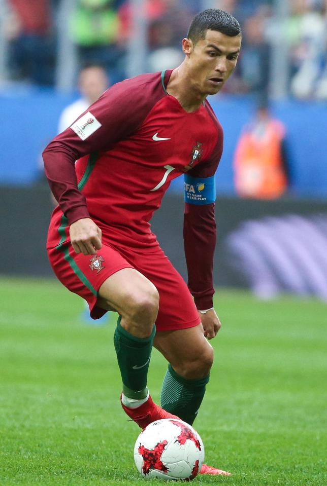  Cristiano Ronaldo is currently on Portugal duty at the Confederations Cup