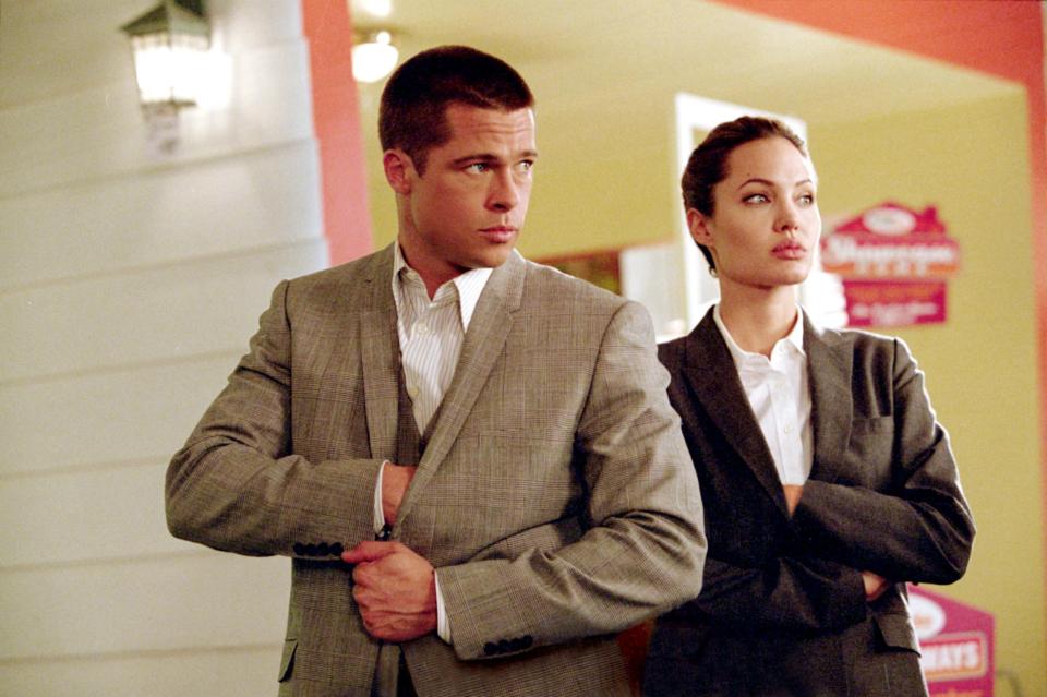 Brad met his now ex-wife Angelina Jolie on the set of action flick Mr & Mrs Smith 