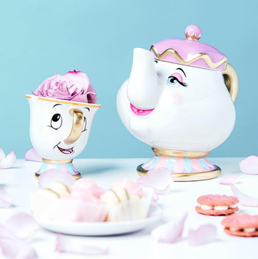  Primark's new Beauty and the Beast homeware line includes the Chip mug, £5, and the Mrs Potts teapot, £10, which is available from September