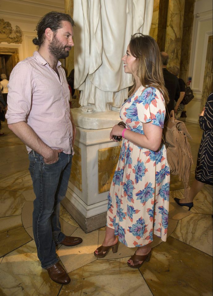  Charlotte with Jonathan Powell at Noah's Ark Children's Hospital Charity Event in May 2015