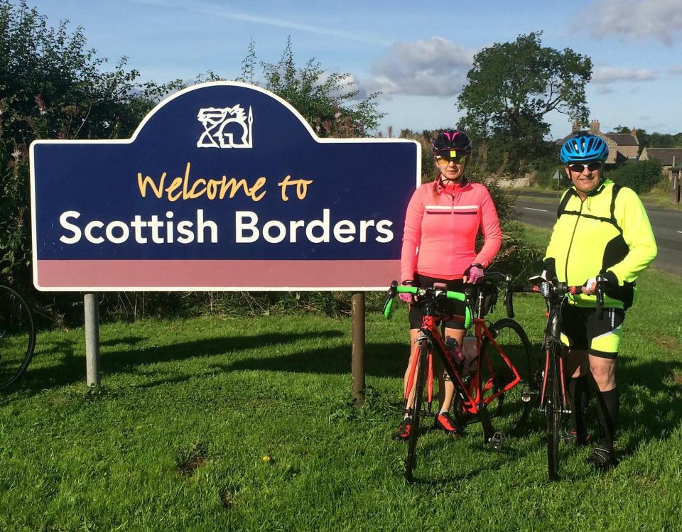  Earlier this month, the couple went on a cycling holiday in Scotland