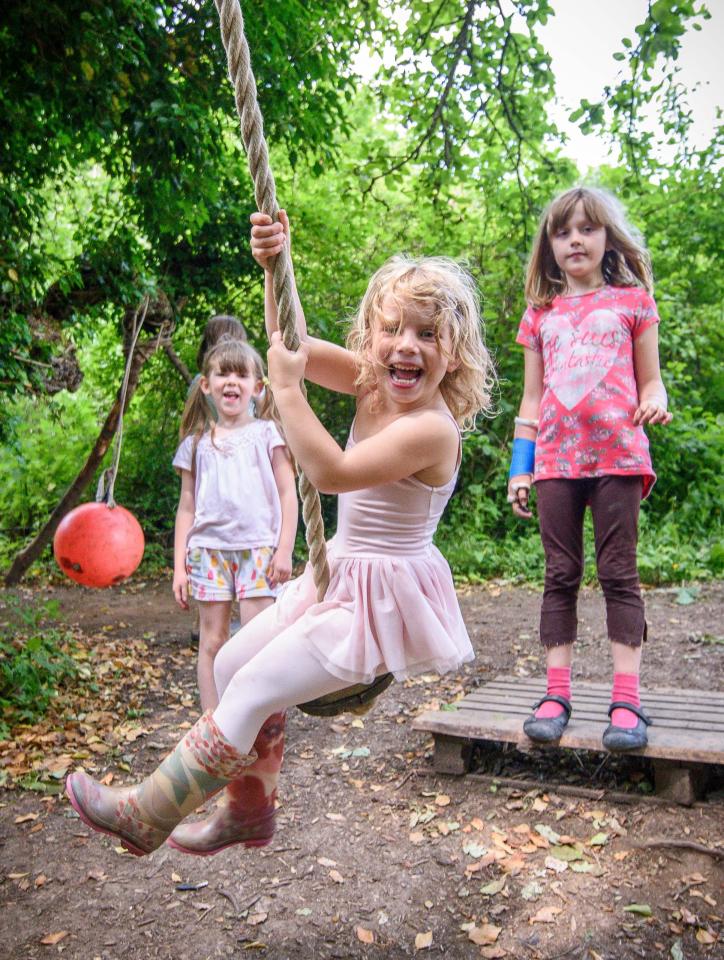  The school encourages children to understand safety by taking risks