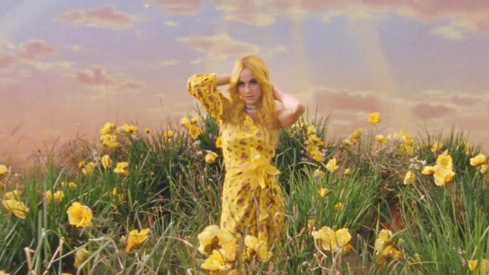  Katy Perry is at her summery best in the music video for Calvin Harris's latest single, Feels