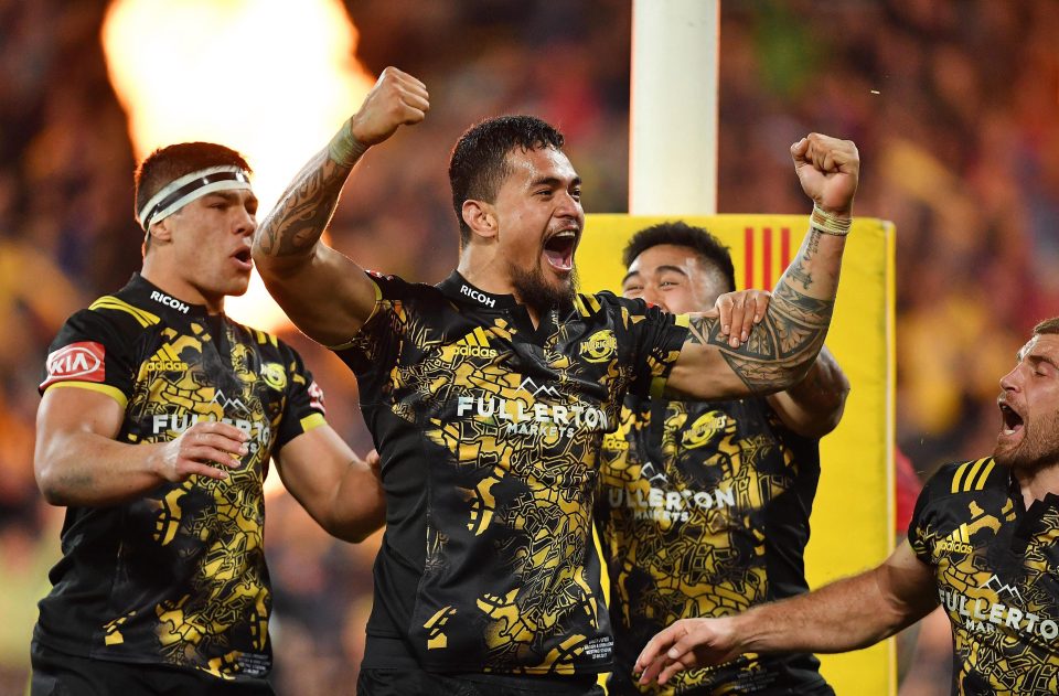  Vaea Fifita celebrates after scoring to peg back the Lions