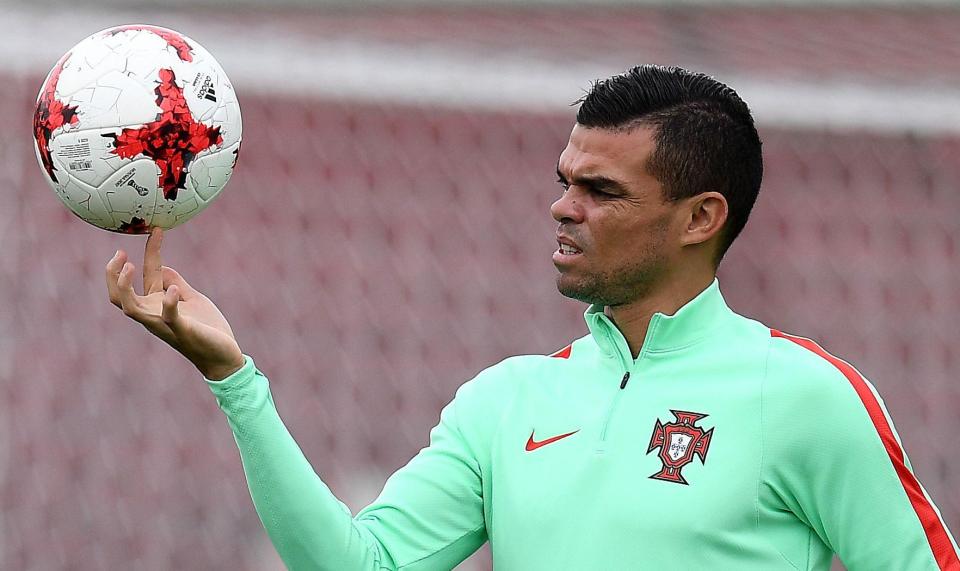  Pepe and Portugal face Chile in the Confederations Cup semis on Wednesday