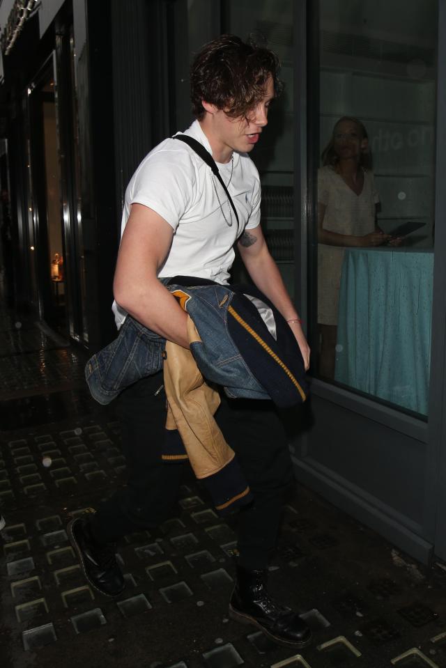  Brooklyn arriving at his book launch