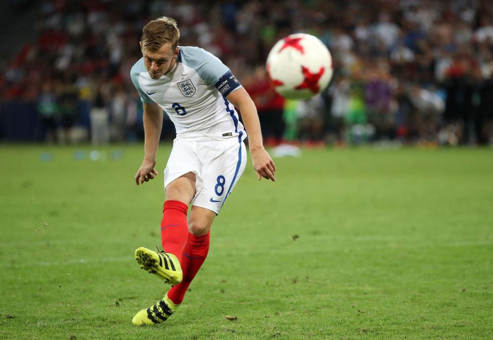  Skipper James Ward-Prowse fired into the top corner...