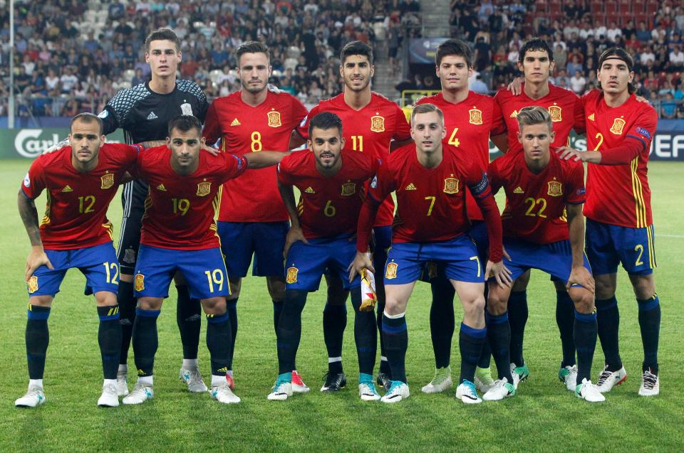 The 11 stars that started for Spain as they made it through to the Euro Under-21 final