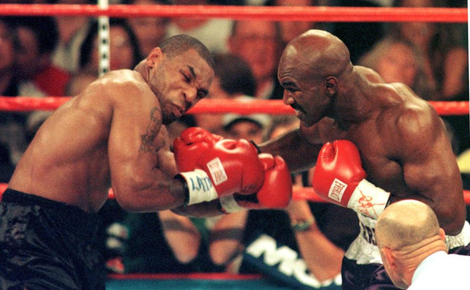  Holyfield beat Tyson in their first fight with a dominant performance