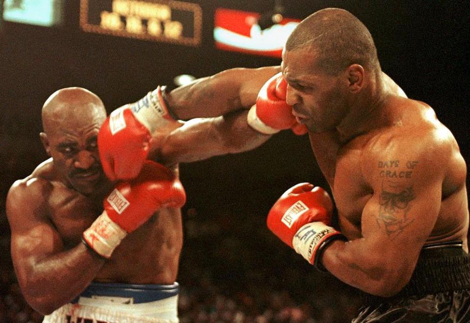  Tyson had been out-boxed and bullied over 14 rounds and two fights