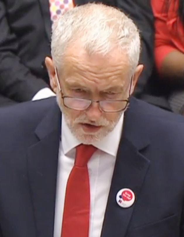  Jeremy Corbyn, with zero evidence, bangs on about the inferno being the 'disastrous effect of austerity'