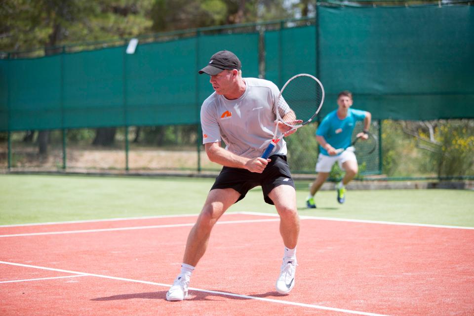  Mark Petchey is a former British tennis number one