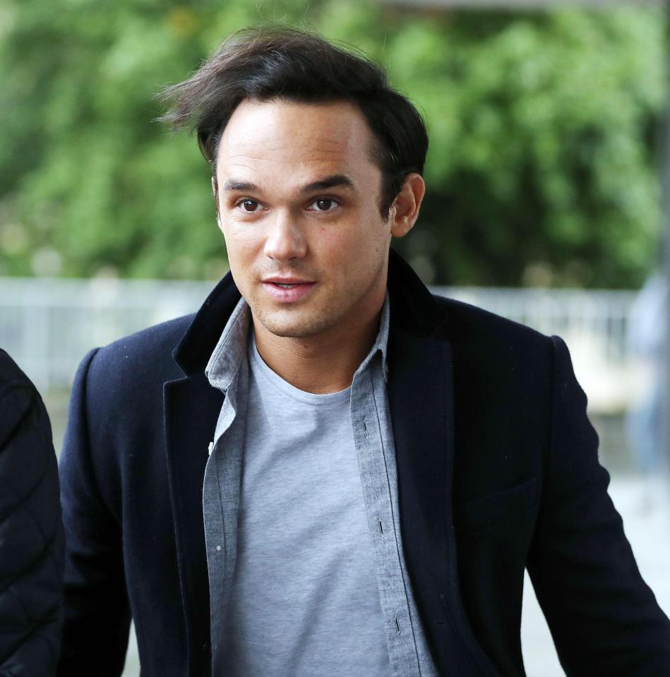  Lucky escape ... Gareth Gates was spared a driving ban after being caught speeding for the fourth time