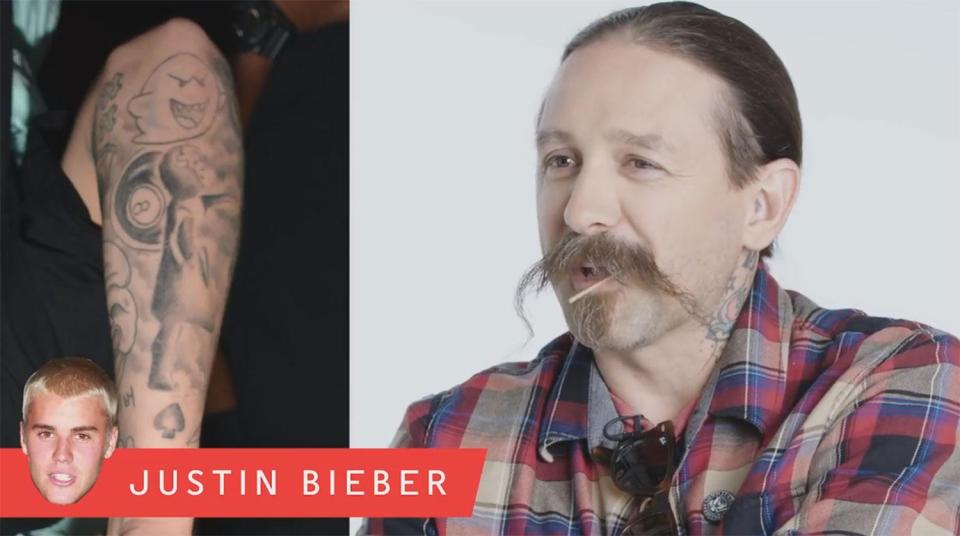  They described Justin Bieber's tattoo as 'garbage'