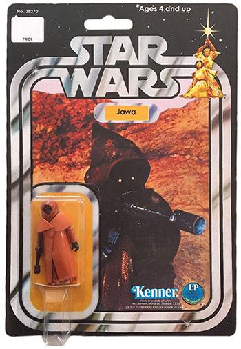  This Jawa figure is so sought-after because of the retro vinyl cape