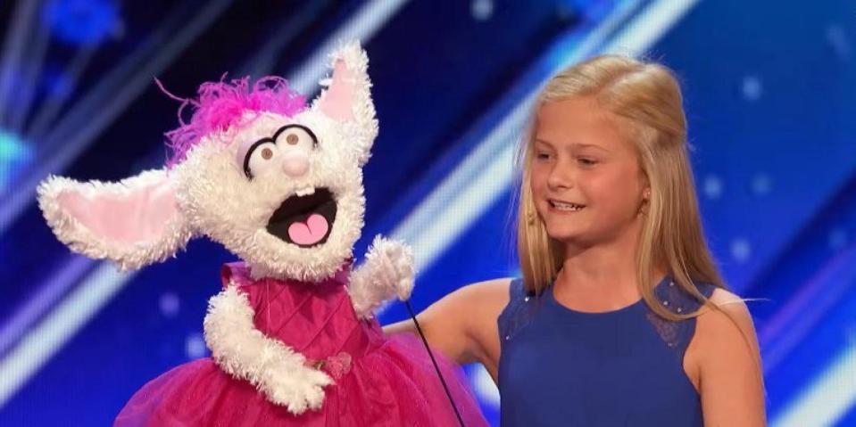  Darci Lynne and her furry pal wowed America with her skills