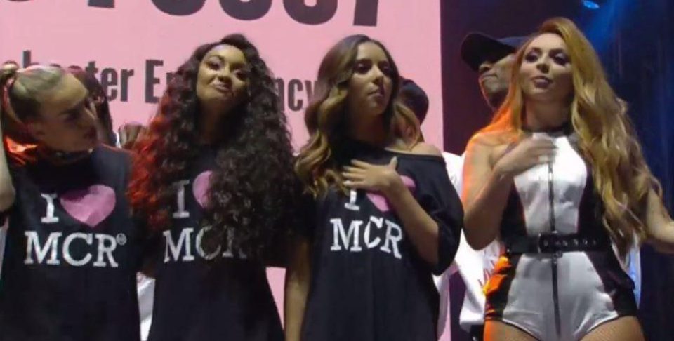  Little Mix were among the acts and thanked the crowd for attending the emotional tribute