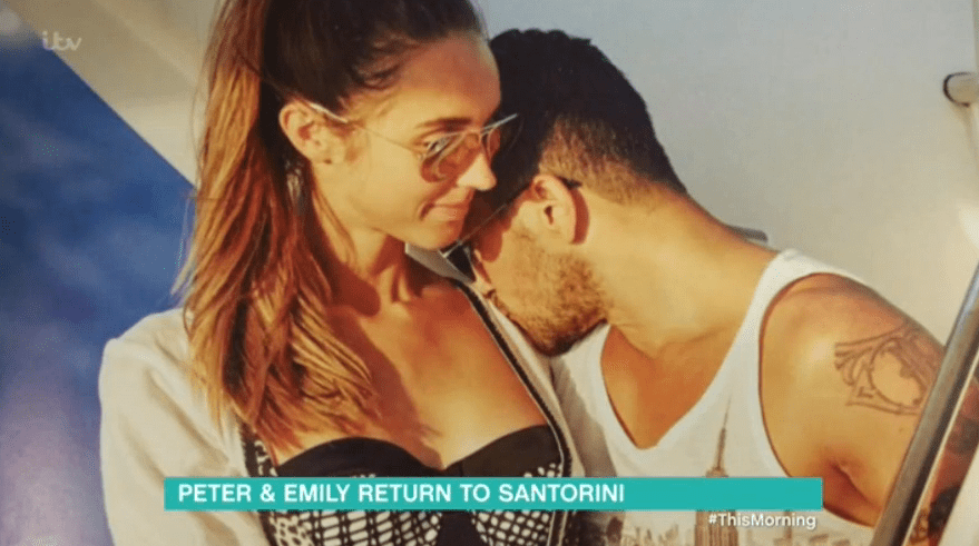  The pair fell in love with Santorini on their honeymoon in 2015