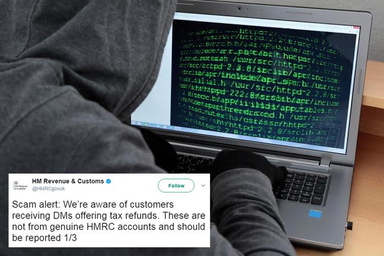  HMRC warned of the new scam yesterday afternoon once it was made aware of the fake account