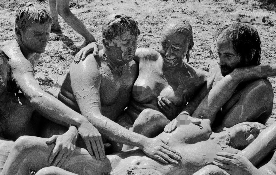  This shot from 1992 shows a group of revellers making the best of the mud. Back in 1992, a ticket to the festival would set you back just £49