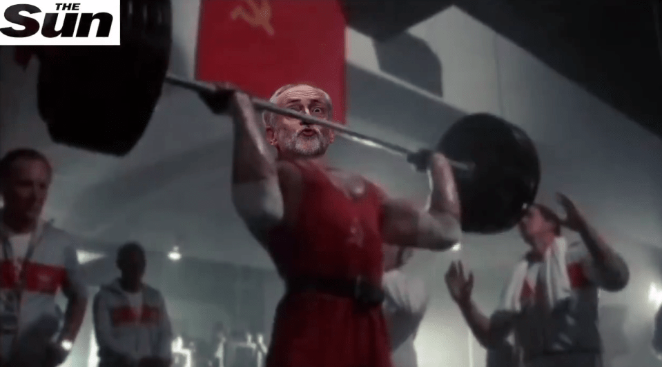  Mr Corbyn is beefing up the Labour vote - and his own muscles