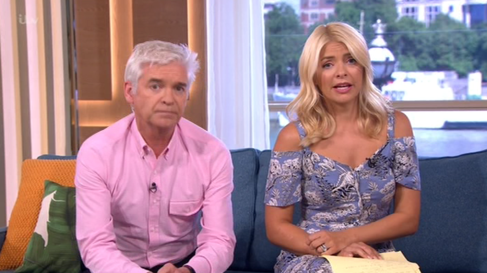  Holly, 36, and her co-host Phillip Schofield were moved by the interview