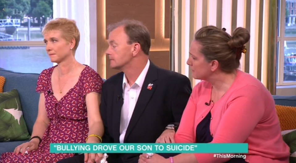  Holly comforted guests whose children took their own lives because of constant bullying