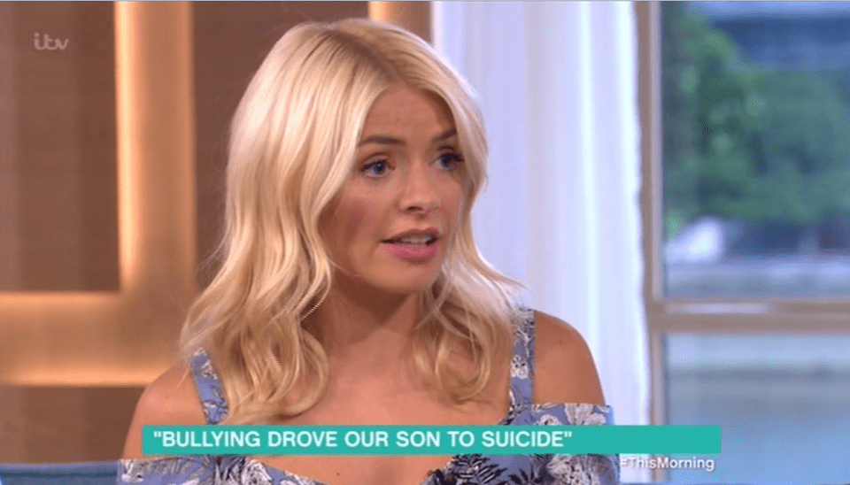  Holly was overcome with emotion after the guests began to cry